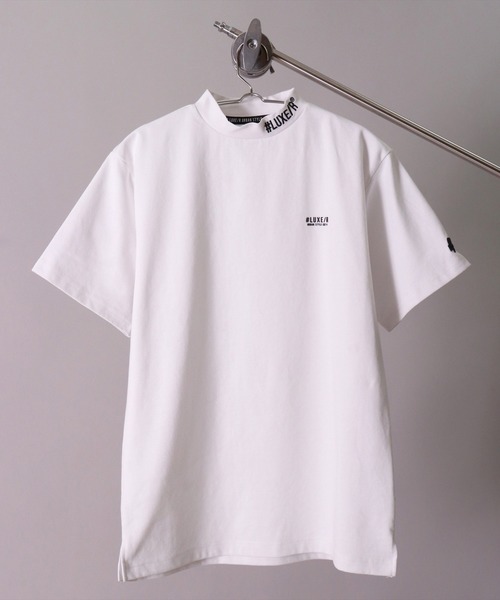 RUFFLOG ラフロッグ ハイネック　半袖　Tシャツ ホワイト系 GOLF L RUFFLOG｜ラフロッグ