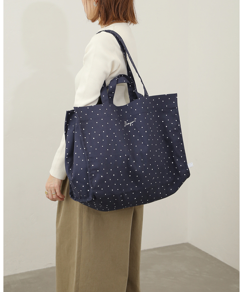 【即購入可】新品タグ付 IENAENFANTボンジュール2wayトートバッグ 追加2》【BASIC】ボンジュール2wayトートバッグbaby-kids