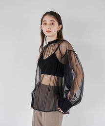 EMMA LIMBER（エマリンバー）の「Tulle Over Blouse（シャツ/ブラウス）」