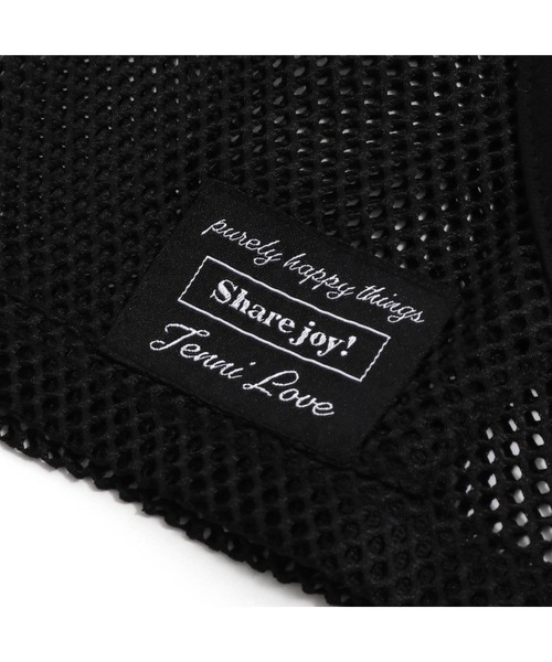 JENNI love(ジェニィラブ)の「メッシュZIPパーカー(パーカー・キッズ・オフホワイト/ブラック・140cm/150cm/160cm/130cm)」の6枚目の写真