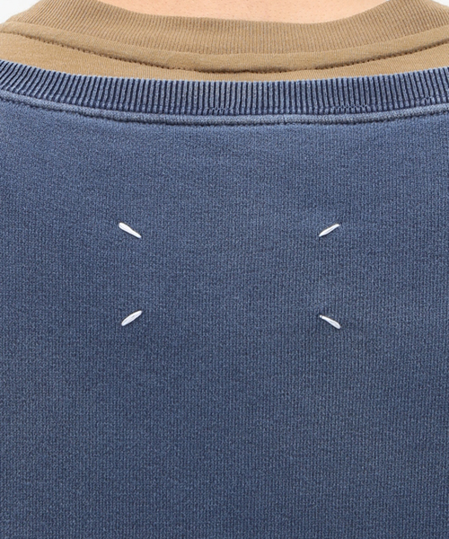 Maison Margiela（メゾンマルジェラ）の「【MAISON MARGIELA / メゾン マルジェラ】college logo sweat（スウェット・メンズ・コバルトブルー・MEDIUM）」の7枚目の写真