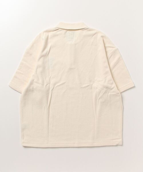 RVCA（ルーカ）の「RVCA メンズ 【ALLTIME】 ALLTIME TERRY CLOTH POLO ポロシャツ【2023年夏モデル】/ルーカ半袖ポロシャツ（ポロシャツ・メンズ・ブラック/オフホワイト/ミント・SMALL/MEDIUM/LARGE）」の4枚目の写真