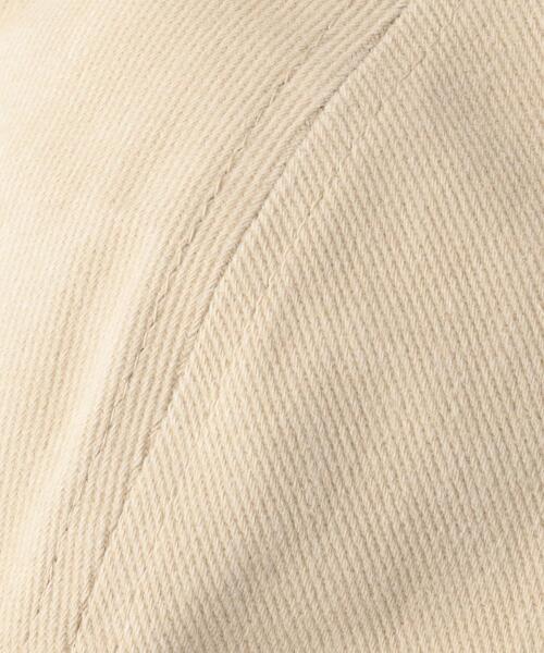 green label relaxing（グリーンレーベルリラクシング）の「GLR ヘビー ツイル キャップ（キャップ・メンズ・ナチュラル/ブラック・FREE）」の3枚目の写真