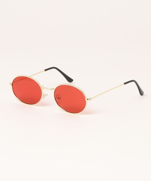 Fun & Daily（ファンアンドデイリー）の「Retro Round Sunglasses（サングラス・レディース・ブルー/ブラック/グリーン/レッド/ピンク/イエロー・FREE）」の6枚目の写真