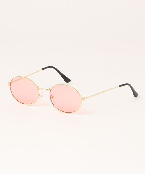Fun & Daily（ファンアンドデイリー）の「Retro Round Sunglasses（サングラス・レディース・ブルー/ブラック/グリーン/レッド/ピンク/イエロー・FREE）」の5枚目の写真
