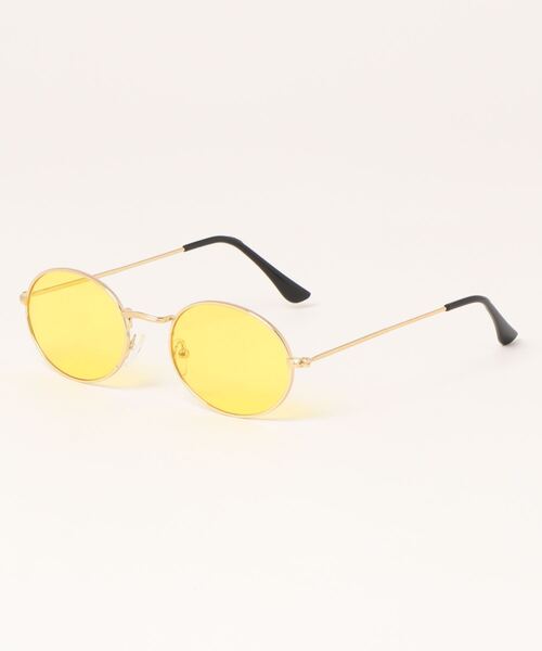 Fun & Daily（ファンアンドデイリー）の「Retro Round Sunglasses（サングラス・レディース・ブルー/ブラック/グリーン/レッド/ピンク/イエロー・FREE）」の4枚目の写真