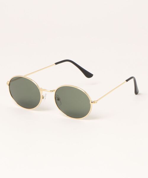 Fun & Daily（ファンアンドデイリー）の「Retro Round Sunglasses（サングラス・レディース・ブルー/ブラック/グリーン/レッド/ピンク/イエロー・FREE）」の2枚目の写真