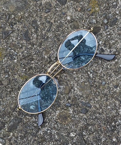 Fun & Daily（ファンアンドデイリー）の「Retro Round Sunglasses（サングラス・レディース・ブルー/ブラック/グリーン/レッド/ピンク/イエロー・FREE）」の12枚目の写真