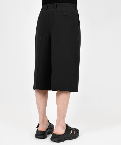 LAD MUSICIAN(ラッドミュージシャン)の「2TUCK SHORT SLACKS(スラックス・メンズ・ブラック・42/44/46)」の5枚目の写真