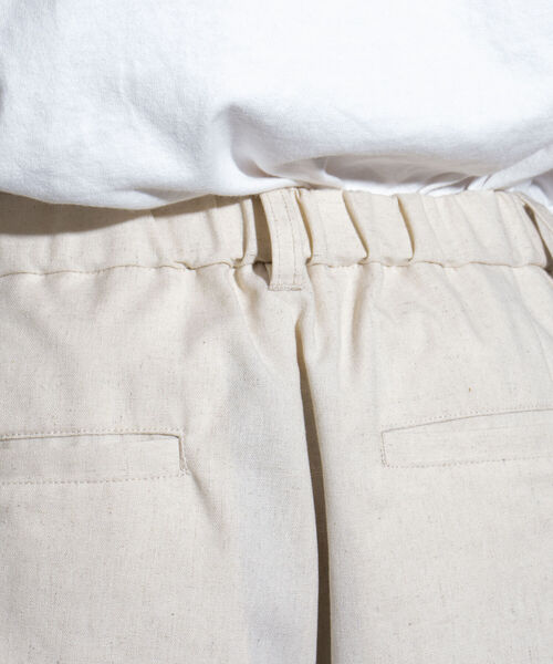 GLOSTER（グロスター）の「【GLOSTER/グロスター】コットンリネン ワンタックテーパード アンクルパンツ 綿麻（その他パンツ・メンズ・ベージュ/ネイビー/ブルー/キナリ・S/M/L）」の11枚目の写真