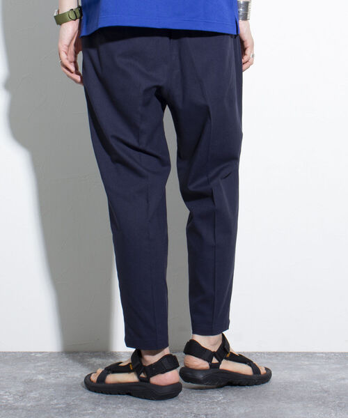 GLOSTER（グロスター）の「【GLOSTER/グロスター】コットンリネン ワンタックテーパード アンクルパンツ 綿麻（その他パンツ・メンズ・ベージュ/ネイビー/ブルー/キナリ・S/M/L）」の19枚目の写真