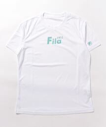 【FILA:フィラ】レディースロゴ半袖Tシャツ UV遮蔽率90%以上