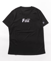 【FILA:フィラ】レディースロゴ半袖Tシャツ UV遮蔽率90%以上