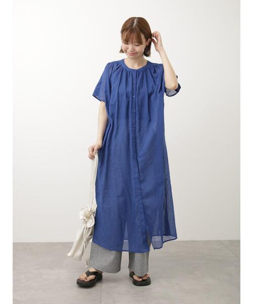 Lugnoncure（ルノンキュール）の「柄アソート綿麻ワイドパンツ（その他パンツ・レディース・ブラック/オフホワイト/ブラウン・F）」の11枚目の写真