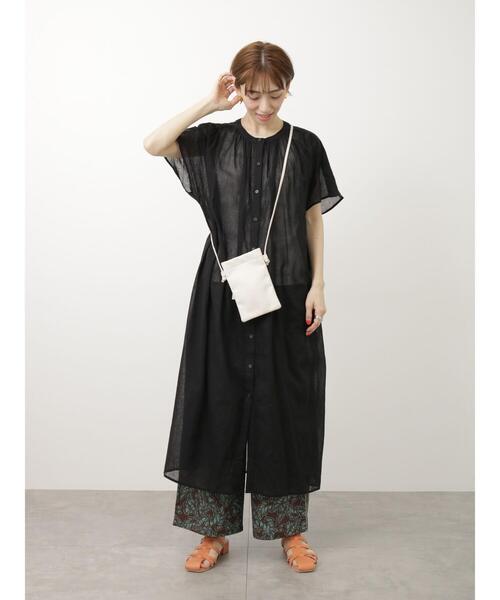 Lugnoncure（ルノンキュール）の「柄アソート綿麻ワイドパンツ（その他パンツ・レディース・ブラック/オフホワイト/ブラウン・F）」の14枚目の写真