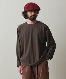 ＜Steven Alan＞ ORGANIC BORDER LONG SLEEVE TEE -LOOSE/カットソー