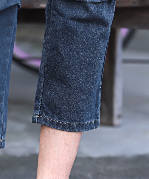 LUXSTYLE(ラグスタイル)の「デニムクロップドパンツ(デニムパンツ・メンズ・インディゴブルー/ブラック/ブルー系その他・M/L/XL)」の22枚目の写真