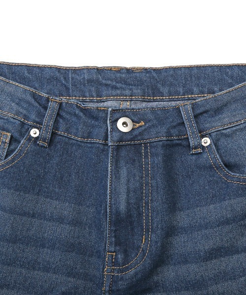 LUXSTYLE(ラグスタイル)の「デニムクロップドパンツ(デニムパンツ・メンズ・インディゴブルー/ブラック/ブルー系その他・M/L/XL)」の15枚目の写真