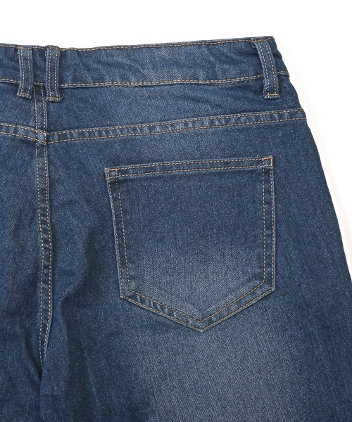LUXSTYLE(ラグスタイル)の「デニムクロップドパンツ(デニムパンツ・メンズ・インディゴブルー/ブラック/ブルー系その他・M/L/XL)」の9枚目の写真