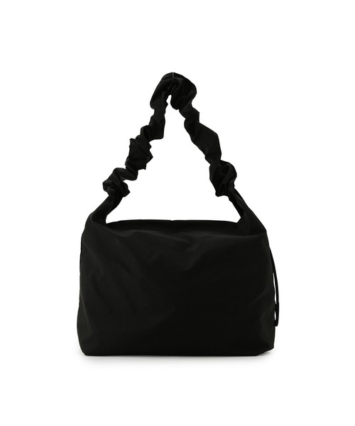 VIS（ビス）の「【雨や水を弾く】クシュクシュハンドルショルダーバッグ【A4対応】（ショルダーバッグ・レディース・ブラック/キナリ/オレンジ系その他4/ブラウン・FREE）」の13枚目の写真
