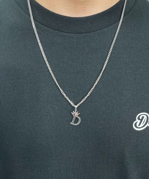 DOUBLE STEAL（ダブルスティール）の「Crown D Necklace（ネックレス・メンズ・シルバー/ゴールド・FREE）」の5枚目の写真