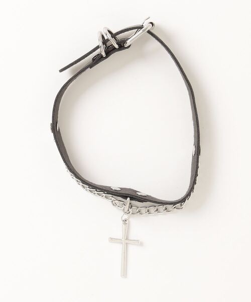 NOVESSEL（ノベセル）の「A'GEM/9 × .kom『NOVESSEL/ノベセル』クロスチェーンチョーカー（チョーカー・レディース・ホワイト/ブラック・FREE）」の7枚目の写真