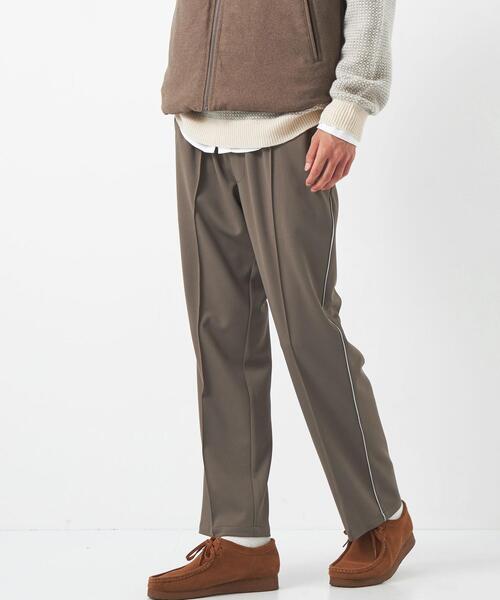 green label relaxing（グリーンレーベルリラクシング）の「STRC ポンチ トラックパンツ（その他パンツ・メンズ・ネイビー/モカ・S/M/L/XL）」の5枚目の写真