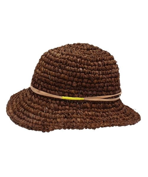 チャイハネ（チャイハネ）の「【チャイハネ】南国ベルトハット（ハット・レディース・イエロー/ブラウン/キナリ/オレンジ/ブルー・FREE）」の7枚目の写真