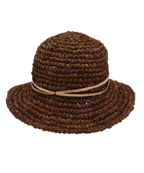 チャイハネ（チャイハネ）の「【チャイハネ】南国ベルトハット（ハット・レディース・イエロー/ブラウン/キナリ/オレンジ/ブルー・FREE）」の11枚目の写真