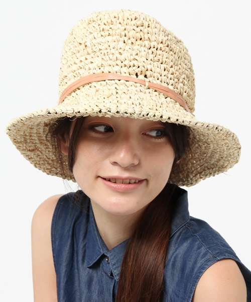 チャイハネ（チャイハネ）の「【チャイハネ】南国ベルトハット（ハット・レディース・イエロー/ブラウン/キナリ/オレンジ/ブルー・FREE）」の10枚目の写真