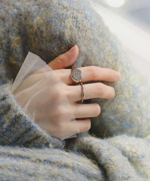 Kastane(カスタネ)の「【fiw.】ハートリング(リング・レディース・シルバー/ゴールド・FREE)」の5枚目の写真