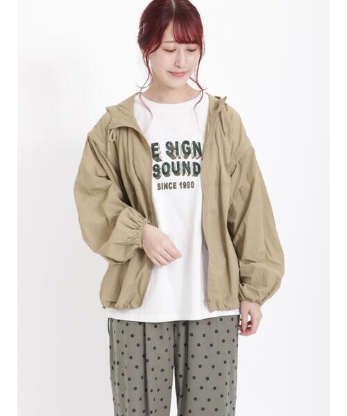Samansa Mos2（サマンサ モスモス）の「袖取外しフードブルゾン（ブルゾン・レディース・チャコールグレー/ブルー/カーキ/ベージュ・F）」の3枚目の写真