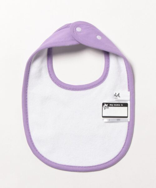 X-girl Stages（エックスガールステージス）の「ミルズロゴスタイ（その他ベビー用品・キッズ・ホワイト/ラベンダー/ブラック・FREE）」の4枚目の写真