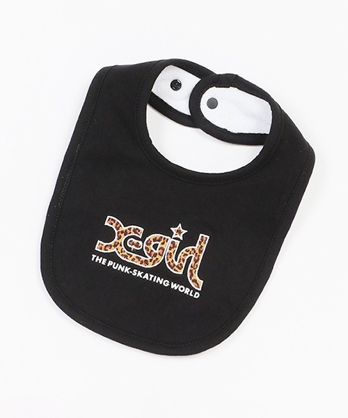 X-girl Stages（エックスガールステージス）の「ミルズロゴスタイ（その他ベビー用品・キッズ・ホワイト/ラベンダー/ブラック・FREE）」の3枚目の写真