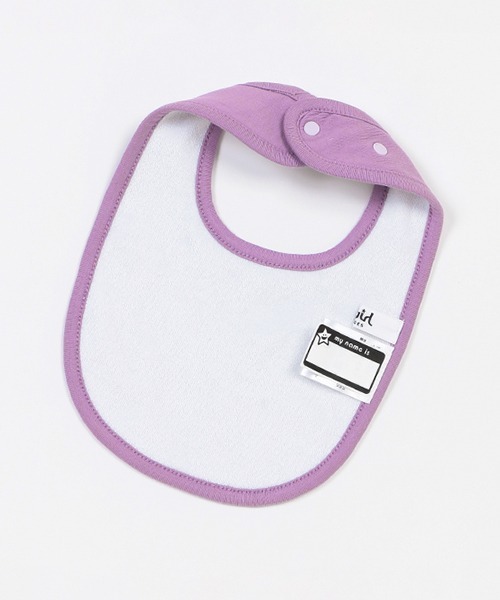 X-girl Stages（エックスガールステージス）の「ミルズロゴスタイ（その他ベビー用品・キッズ・ホワイト/ラベンダー/ブラック・FREE）」の12枚目の写真