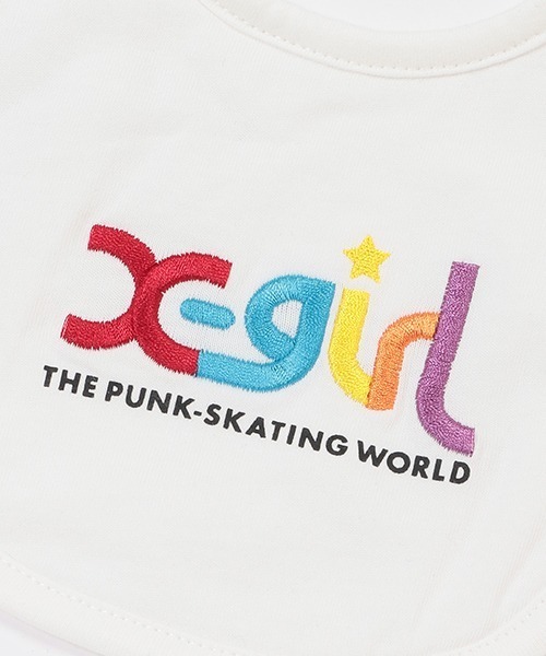 X-girl Stages（エックスガールステージス）の「ミルズロゴスタイ（その他ベビー用品・キッズ・ホワイト/ラベンダー/ブラック・FREE）」の15枚目の写真