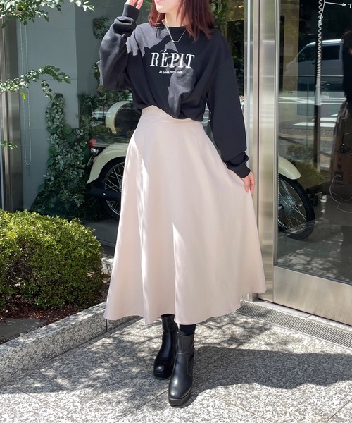 one way（ワンウェイ）の「バックレースアップフレアスカート（スカート・レディース・ブラック/ベージュ/ブラウン・FREE）」の18枚目の写真