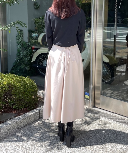 one way（ワンウェイ）の「バックレースアップフレアスカート（スカート・レディース・ブラック/ベージュ/ブラウン・FREE）」の16枚目の写真