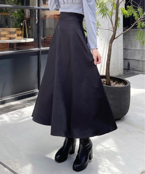 one way（ワンウェイ）の「バックレースアップフレアスカート（スカート・レディース・ブラック/ベージュ/ブラウン・FREE）」の14枚目の写真