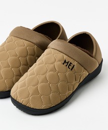 【 MEI / メイ 】レディース モックシューズ  バブーシュ キルティング スリッポン MOC SHOES