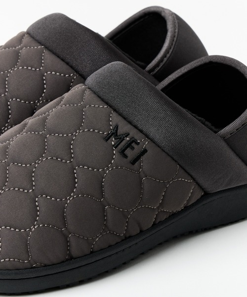 MEI(メイ)の「【 MEI / メイ 】レディース モックシューズ バブーシュ キルティング スリッポン MOC SHOES(スリッポン・レディース・ライトグレー/ベージュ/ブラック/ブラウン/グレー/ネイビー/オリーブドラブ・L/M/S/LARGE/MEDIUM/SMALL)」の4枚目の写真