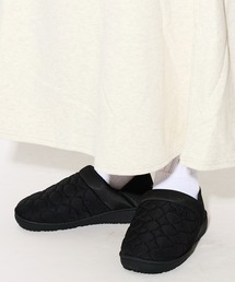 【 MEI / メイ 】レディース モックシューズ  バブーシュ キルティング スリッポン MOC SHOES