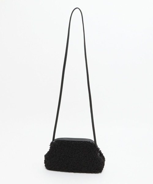 LAKOLE（ラコレ）の「2WAYボアクラッチBAG / 971093（クラッチバッグ・レディース・アイボリー/モカ/ブラック・FREE）」の8枚目の写真