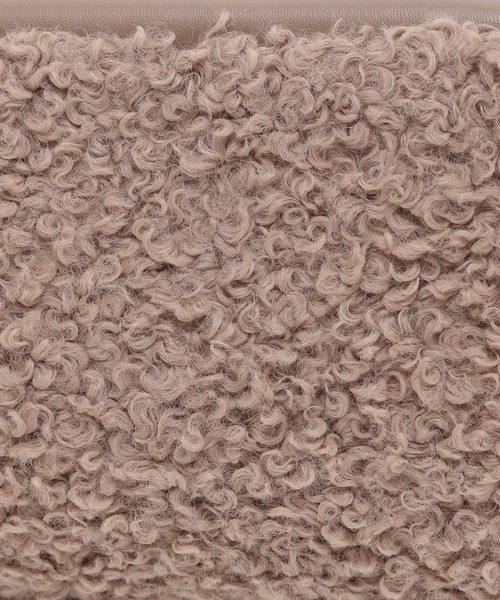 LAKOLE（ラコレ）の「2WAYボアクラッチBAG / 971093（クラッチバッグ・レディース・アイボリー/モカ/ブラック・FREE）」の17枚目の写真