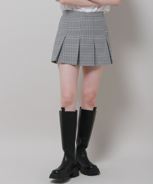 3.3 Field Trip （3.3フィールドトリップ）の「3.3 Field Trip／チェックスカート 2977562（スカート・レディース・グレー/ブラウン・FREE）」の11枚目の写真