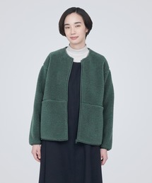 無印良品（ムジルシリョウヒン）の「ボアフリースジャケット（その他アウター・レディース）」