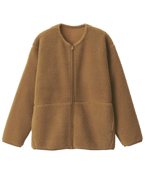 セール】ボアフリースジャケット（その他アウター）｜無印良品