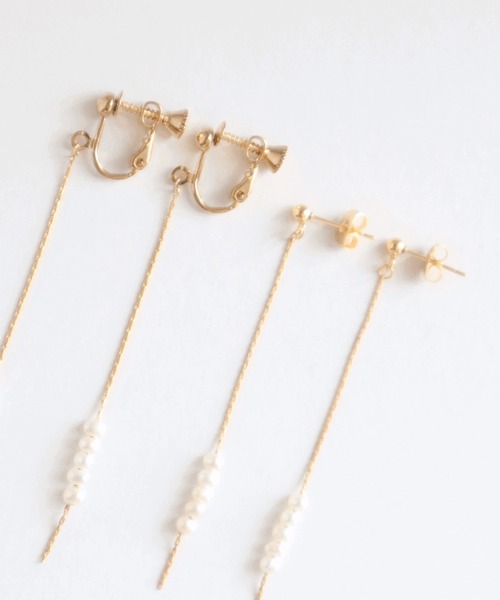 CERCA(チェルカ)の「KAM.accessory/silver925,14kgf/淡水パールイヤリング(イヤリング・レディース・B/A・FREE)」の11枚目の写真
