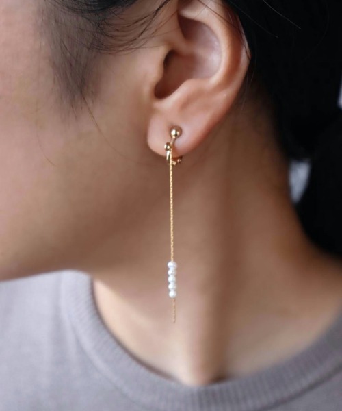 CERCA(チェルカ)の「KAM.accessory/silver925,14kgf/淡水パールイヤリング(イヤリング・レディース・B/A・FREE)」の15枚目の写真