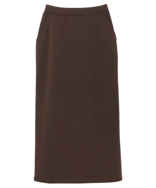 andme（アンドミー）の「ウエストゴム裏フリースタイトスカート（スカート・レディース・ブラック/アイボリー/ブラウン/チャコールグレー・M/L）」の10枚目の写真